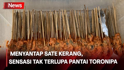 Sensasi Tak Terlupa, Menikmati Sate Pokea Berbahan Kerang di Pantai Toronipa