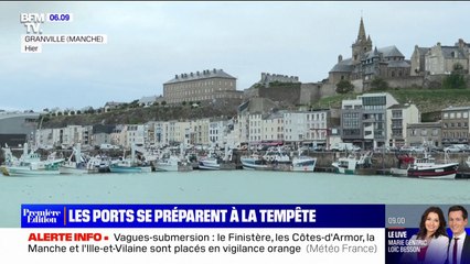 Les ports de l'Ouest se préparent à la tempête et aux rafales à plus de 100 km/h