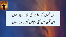 Main Lamhon Ko Waqt Ki Pokaar Deta Hon | poetry