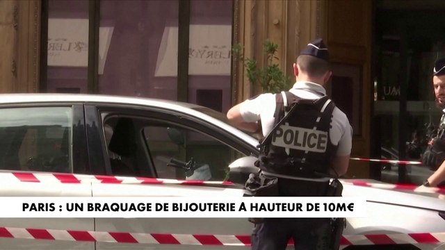 Paris : 10 à 15 millions d’euros de bijoux dérobés dans le braquage d’une joaillerie