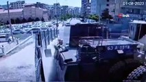 Şanlıurfa'da polis memurunun şehit olduğu kaza kamerada