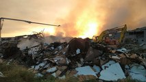 Sanayi bölgesindeki yangın kontrol altına alındı