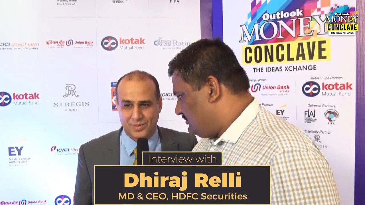 Interview Dhiraj Relli Md And Ceo Hdfc Securities At Outlook Money Conclave 2018 Video 1051