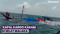 Detik-Detik Kapal Kargo Indonesia-Malaysia Karam Dihantam Ombak