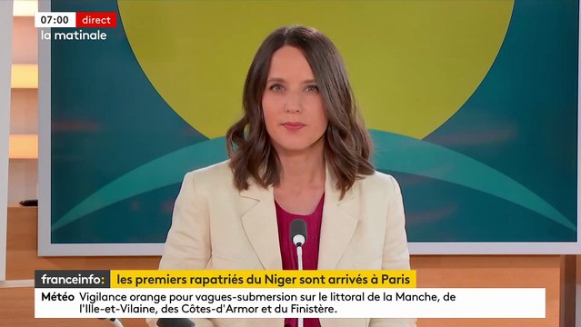 Niger: Evacués en urgence, des passagers du premier vol de rapatriement français affichent satisfaction et sérénité à leur arrivée cette nuit à l'aéroport de Paris-Charles de Gaulle - Regardez