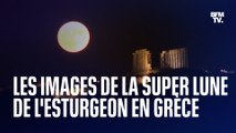 Le très beau timelapse de la Super Lune au-dessus de l’ancien temple de Poséidon en Grèce