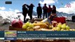 Pueblo de Bolivia entregó ofrendas a la tierra en el mes de la Pachamama