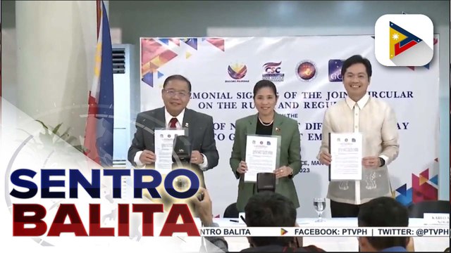 Joint circular para sa rules and regulations sa night shift differential pay ng gov't employees, pinagtibay