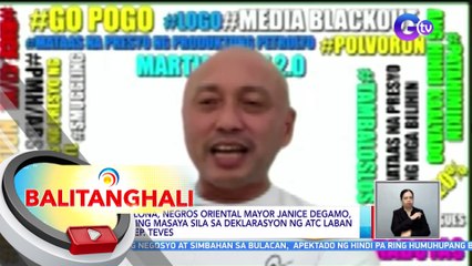 Rep. Arnie Teves, pinalagan ang pagbansag ng ATC sa kanya bilang terorista  | BT