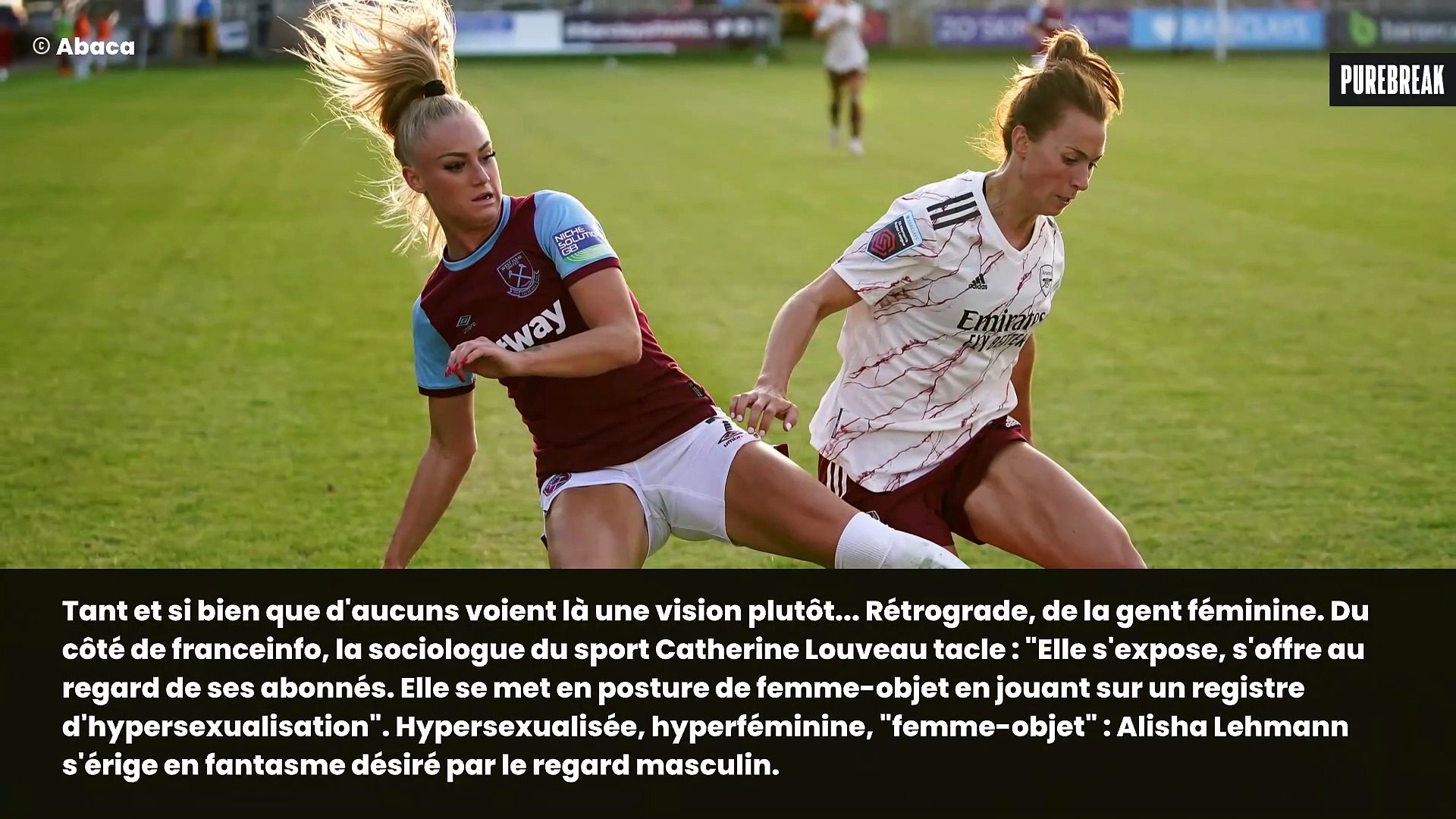 Femme de pouvoir ou "Barbie" hypersexualisée ? Alisha Lehmann, la  footballeuse suisse aux 14 millions de followers, fascine mais divise en  pleine Coupe du monde - Vidéo Dailymotion