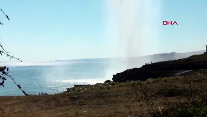 İstanbul'da denizde bulunan top mermileri böyle imha edildi