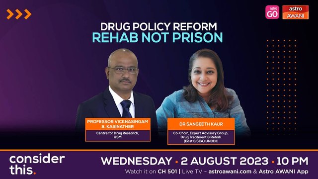Consider This: Drug Policy Reform (Part 2) - A Paradigm Shift: Rehab Over Incarceration