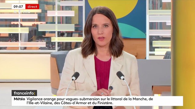 Alerte Météo - Météo France place ce matin 4 départements de l'Ouest en vigilance orange pour risque de vagues-submersion