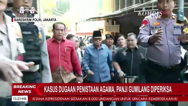 Detik-detik Panji Gumilang Tiba di Bareskrim Polri, Kembali Diperiksa soal Penistaan Agama