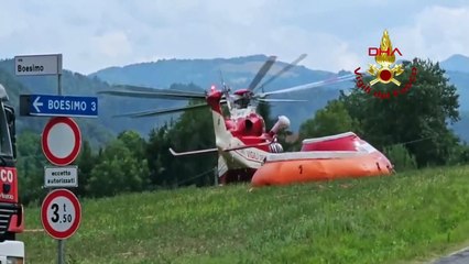 İtalya'nın Emilia-Romagna bölgesinde orman yangını çıktı