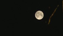 La Superluna dello Storione vista dal nord-est della Siria