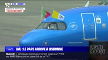 Le pape François arrive à Lisbonne pour se rendre aux JMJ