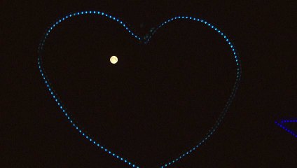 القمر العملاق يضيء سماء القامشلي السورية