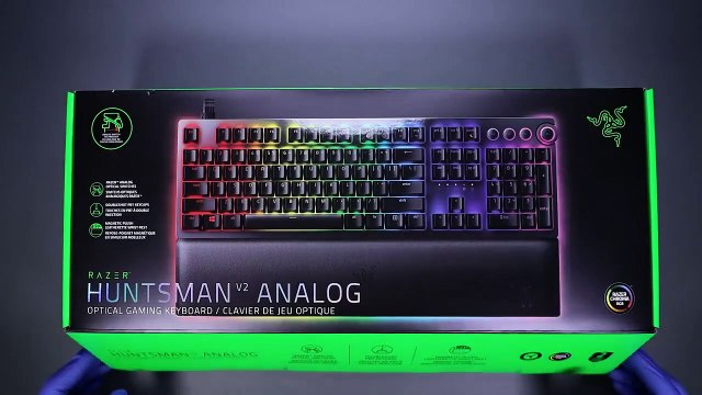 Razer Huntsman V2 Analog Keyboard Unboxing