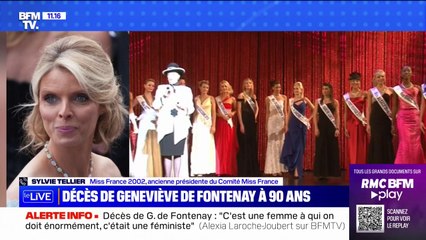 Sylvie Tellier: "Geneviève de Fontenay c'était l'ordre, la rigueur, la maîtrise"