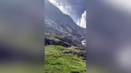 The last photos of British hiker missing in Swiss Alps