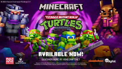 Minecraft x Teenage Mutant Ninja Turtles Official Collaboration Trailer