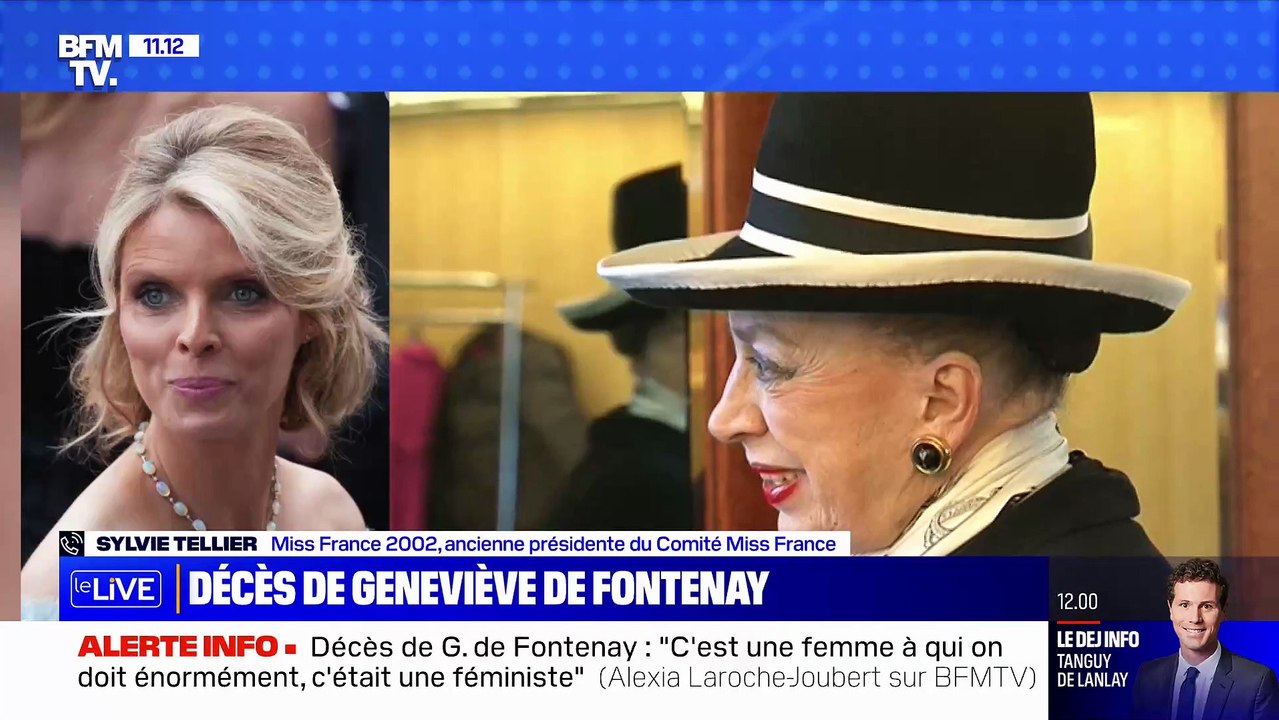Décès de Geneviève de Fontenay - Avec émotion, l’ex-Miss France Sylvie Tellier lui rend hommage: "Je suis émue et triste. J'ai partagé beaucoup de choses avec elle" - Regardez