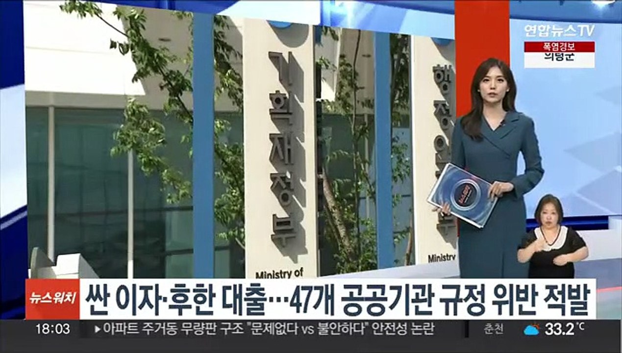 싼 이자·후한 대출…47개 공공기관 규정 위반 적발