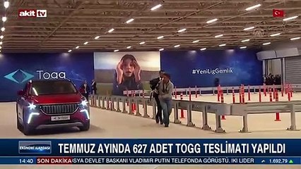 Temmuz ayında 627 adet TOGG teslimatı yapıldı