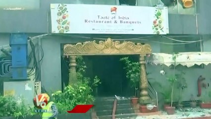 Fire Department Officials Rescue Operation At Fired Building In Habsiguda _ Hyderabad _ V6 News