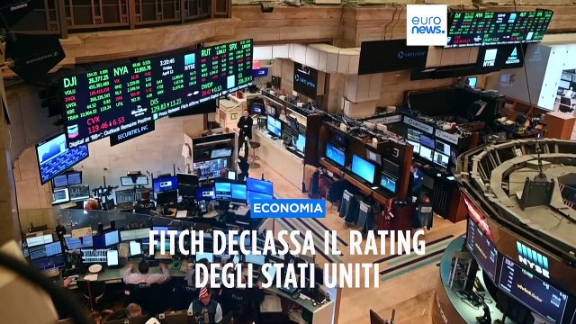 Fitch taglia il rating degli Stati Uniti: addio alla tripla A