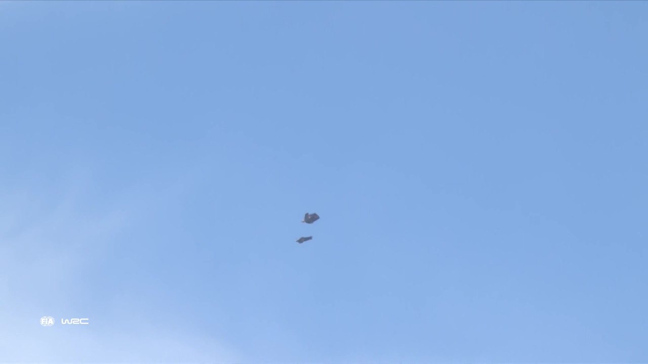 Red Bull's Skydivers land at World Rally Champi...