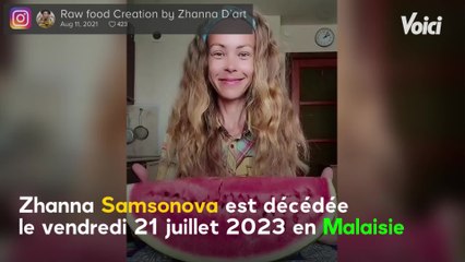 VOICI - Mort de Zhanna Samsonova : malnutrie, l'influenceuse végane de 39 ans serait morte d'épuisement
