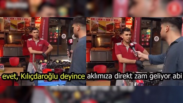 Kılıçdaroğlu deyince aklınıza ne geliyor sorusuna cevap veren bir vatandaş: Aklımıza direk zam geliyor, başka ne gelecek ki