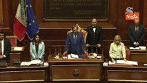 Il minuto di silenzio in memoria della Strage di Bologna presso l'Aula del Senato