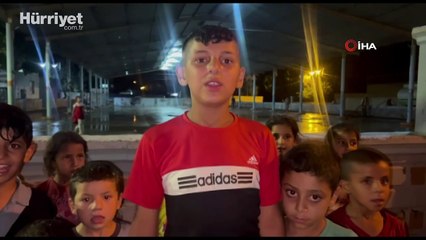 Şanlıurfa'da çocuklar sulama aracının hortumuyla serinledi