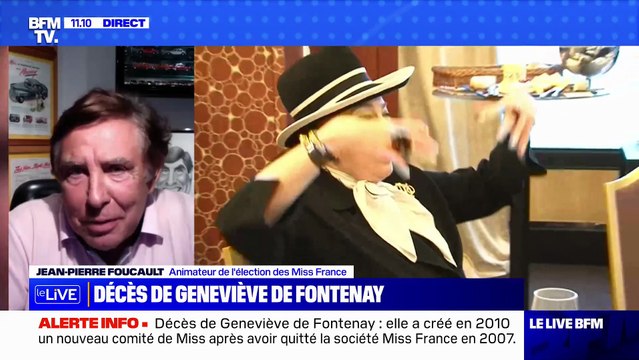 Décès de Geneviève de Fontenay - Regardez l’hommage de Jean-Pierre Foucault après sa disparition: Elle va laisser la trace du rêve pour des milliers de jeunes femmes - VIDEO
