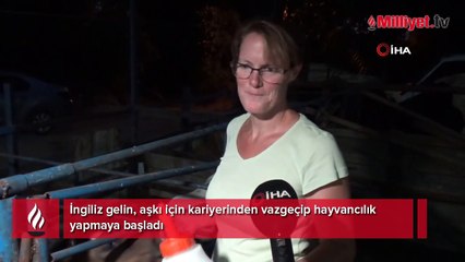 İngiltere’de yöneticiydi, aşkı için Türkiye’de yerleşti! İngiliz gelinin çiftlik hayatı