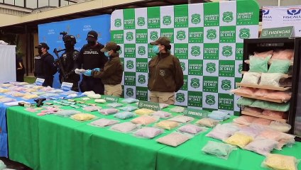 Chile anuncia importante incautación de éxtasis