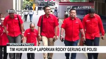 Giliran Tim Hukum PDI-P Laporkan Rocky Gerung ke Polisi Atas Dugaan Penghinaan Presiden Jokowi