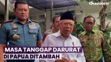 Wapres Tambah Masa Tanggap Darurat di Papua jadi 2 Minggu