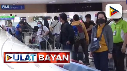 DOT, nakapagtala ng pagtaas sa bilang ng mga pasahero sa 8 int'l airports sa bansa
