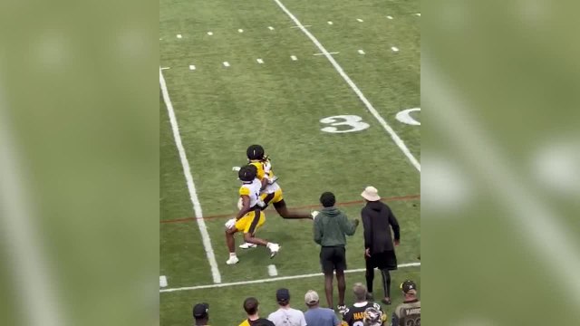 WATCH: George Pickens makes insane one-handed catch