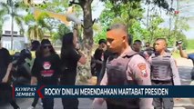Warga Demo Tolak Kedatangan Rocky Gerung di UNDAR Jombang