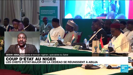 Niger: réunions de chefs militaires pro et antiputchistes, "une intervention difficile à monter"