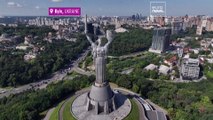 Watch: Hammer and sickle removed from Kyiv's giant Soviet-era Motherland Monument