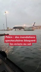 Chine : le déluge paralyse l'aéroport de Daxing