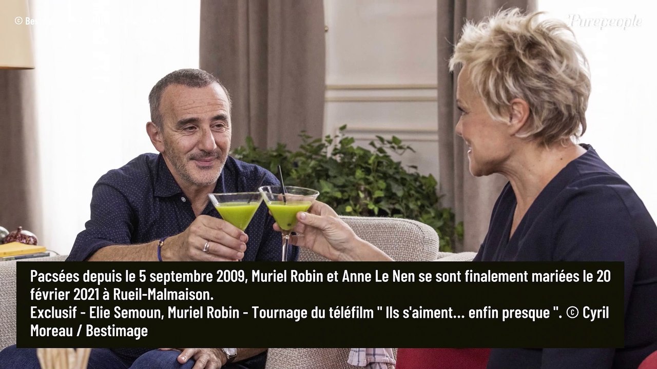 "On se disait que ça serait trop bien !" : Muriel Robin et Anne Le Nen, leurs tenues très décalées pour leur mariage