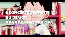 One Piece : 6 concepts de fruits du démon abandonnés par Eiichirō Oda