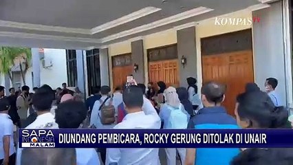 Sejumlah Pihak Tolak Kehadiran Rocky Gerung Sebagai Pemateri Seminar di UNAIR Surabaya